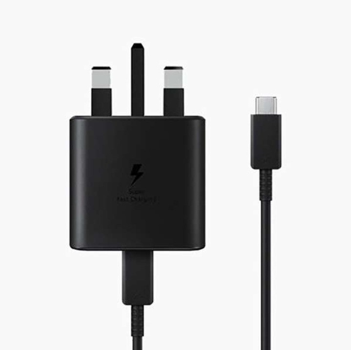شارژر دیواری ۲۵ وات سامسونگ ( اصلی ) مدل EP _ TA800 به همراه کابل USB-C